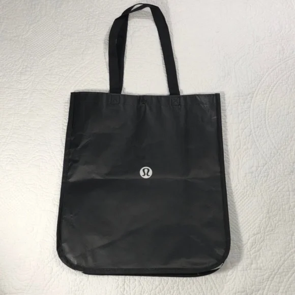 ✨Lululemon Reusable Shopping Bag! $8 each! - Black and Red!✨ - Picture 2 of 4